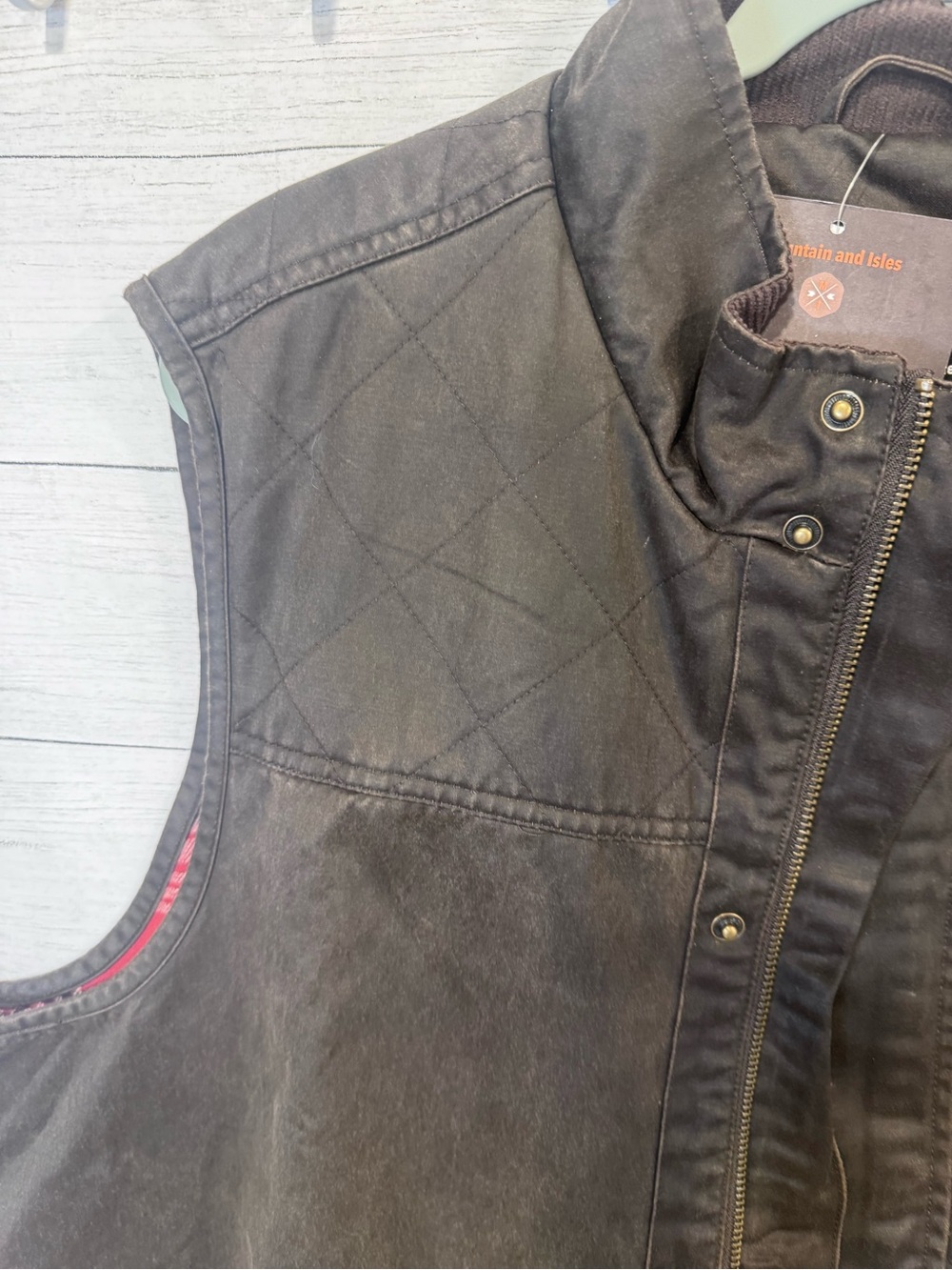 Men's Quilted Work Vest - Black - Picture 10 of 12